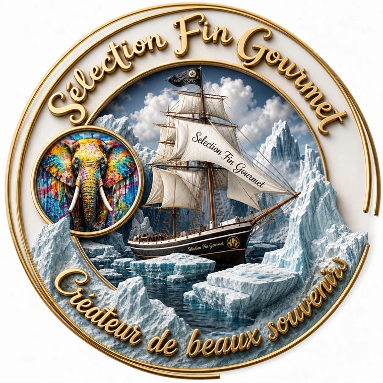 Logo Sélection Fin Gourmet — Créateur de beaux souvenirs